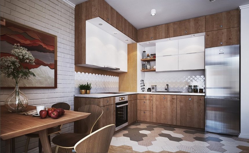 মডুলার কিচেন ডিজাইন কলকাতা – কেষ্টপুরে Creative Interior Office দ্বারা আধুনিক রান্নাঘরের সাজসজ্জা