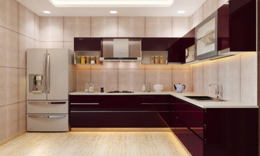 মডার্ন মডুলার কিচেন কলকাতা – কেষ্টপুরের Creative Interior Office দ্বারা আধুনিক ডিজাইন ও ইনস্টলেশন